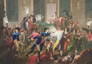 Bloody Regime Gallery: The Arrest of Robespierre on 27 July 1794 (After Fulchran-Jean Harriet), c. 1796