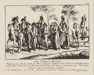 Buckler Prints: The arrest of Schinderhannes, 1802. Creator: Anonymous