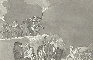 Arrival in Brindisi after crossing of the Adriatic Sea, 1778. Creator: Louis Ducros