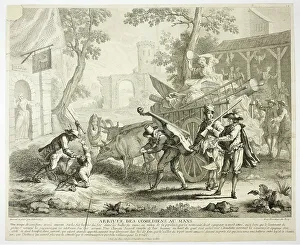Unwanted Prints: Arrival of the Comedians, n.d. Creator: Jean-Baptiste Oudry