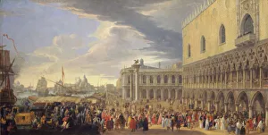 The Arrival of the Earl of Manchester in Venice, 1707-1710. Creator: Luca Carlevarijs