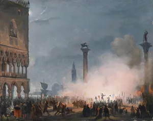 Arrival of Empress Elisabeth of Austria in Venice. Artist: Caffi, Ippolito (1814-1866) Arrival of Empress Elisabeth of Austria in Venice. Artist: Caffi, Ippolito (1814-1866)