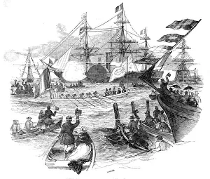 Portsmouth Prints: Arrival of the King of the French, at Portsmouth, on Tuesday last, October 1844