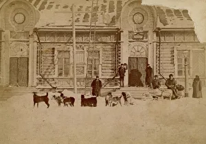 Penal Colony Prints: Arrival of mail in Alexandrovsk, 1890. Creator: Unknown