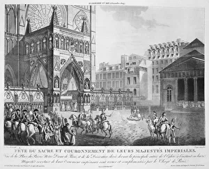 Arrival at Notre Dame, 2nd December, 1804, 19th century