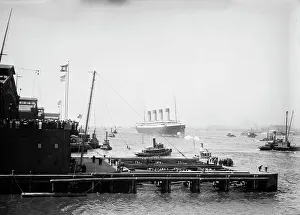 Olympic Prints: Arrival OLYMPIC 1911. Creator: Bain News Service