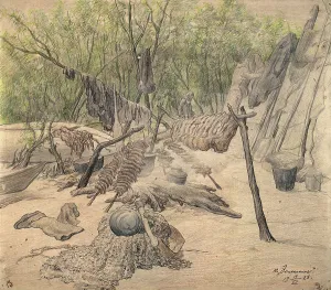 Rack Prints: Arrival of the Ostyaks for summer fishing
