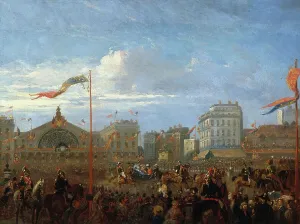 Boulevard Prints: Arrival of Queen Victoria and Prince Albert at the Gare de l'Est