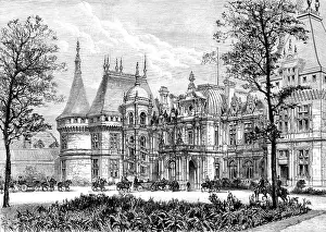 Buckinghamshire Prints: Arrival of the Queen at Waddesdon Manor, 1890. Creator: Unknown