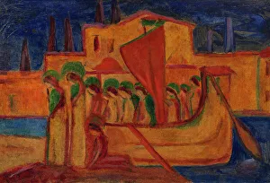 Arrival of Saint Ursula, 1914. Creator: Stenner; Hermann (1891-1914)