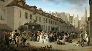 Boilly Gallery: Arrival of the Stagecoach in the Courtyard of the Messageries