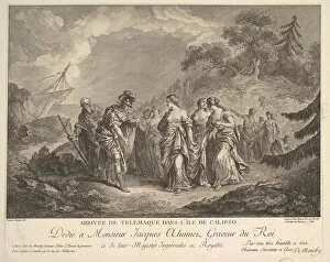 Antoine Jean Gallery: Arrival of Telemachus at the Island of Calypso. Creators: Antoine Jean Duclos