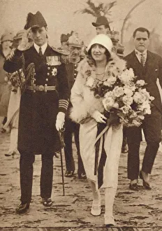 Daily Express Prints: Arriving at Las Palmas Canary Islands, Jan 10 1927, (1937)
