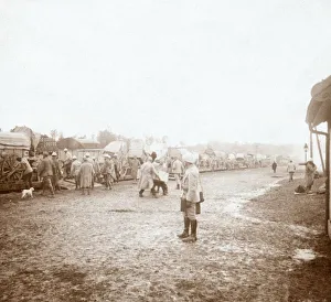 Champagne Ardenne Prints: Arriving at Revigny, northern France, c1914-c1918