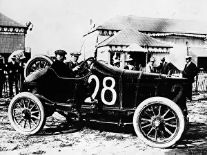 William Arrol Prints: Arrol-Johnston car at the Coupe de l'Auto, Dieppe, France, 1912