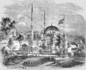 Minarets Prints: Arsenal of Tophane, 1854. Creator: Unknown