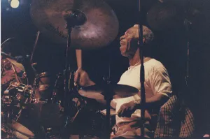 Art Blakey, Cambridge Jazz Festival, 1988. Creator: Brian Foskett