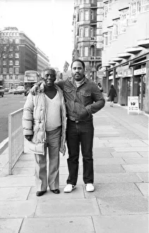 Record Producer Prints: Art Blakey and Charles Famborough, London, 1983. Artist: Brian O Connor