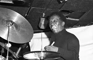 Blakey Prints: Art Blakey, Ronnie Scotts, London, 1973. Artist: Brian O Connor