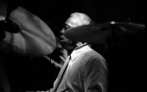Art Blakey, Ronnie Scotts, London, 1983. Artist: Brian O Connor