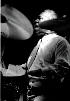 Playing An Instrument Collection: Art Blakey, Ronnie Scotts, London, 1984. Artist: Brian O Connor
