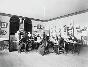 Plaits Prints: Art class in Georgetown Visitation Preparatory School