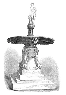 Art Collections in the South Kensington Museum: fountain with statuette of Bacchus, 1869. Creator: Unknown