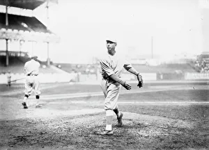 Baseball Match Prints: Art Fromme, New York NL, at Polo Grounds, NY (baseball), 1912. Creator: Bain News Service