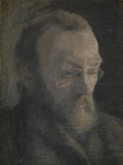 Hammershoi Wilhelm Prints: The art historian Karl Madsen, later Director of Statens Museum for Kunst
