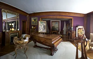 Polished Collection: Art Nouveau Furniture, late 19th century, (c2014-2017). Artist: Alan John Ainsworth
