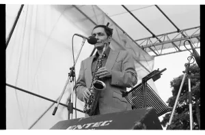 Pepper Prints: Art Pepper, Capital Jazz, Knebworth, 1981. Artist: Brian O Connor