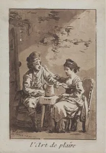 The Art of Pleasing, 1771. Creator: Jean Baptiste Le Prince (French, 1734-1781)