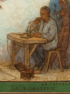Tradesman Prints: Art spreads its light far and wide: Crafts and industrial design: Sketch for the drawing