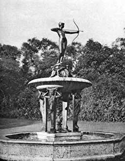 Artemis fountain, Hyde Park, London, 1926-1927. Artist: McLeish