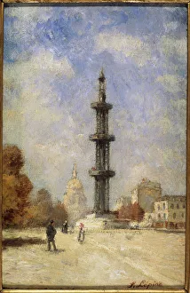 7th Arrondissement Prints: The Artesian well of Grenelle, (Place de Breteuil), c1880. Creator: Unknown
