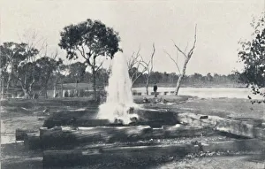 Hot Springs Prints: An Artesian Well, 1923. Creator: Unknown