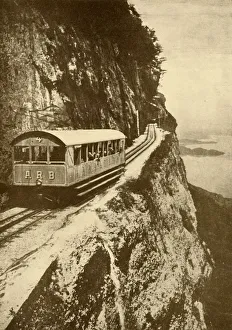 On the Arth-Rigi Railway, 1930. Creator: A. G Werthi