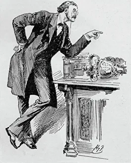 Arthur Balfour speaking in the House of Commons, 1890s (1906)