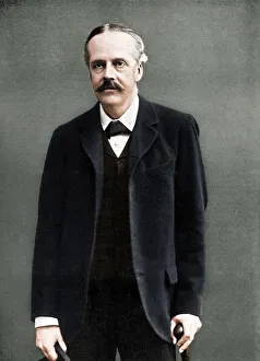 Arthur James Balfour, 1st Earl of Balfour, British statesman and Prime Minister, 1912. Artist: London Stereoscopic & Photographic Co