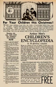 Popular Science Educator Prints: Arthur Mees Childrens Encyclopedia, 1935
