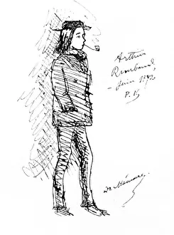 Arthur Rimbaud, French poet and adventurer, 1895