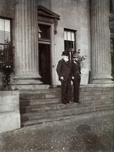 Campbell Prints: Arthur Schuster, with 1st Baron Blythswood