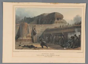 Raffet Denis Auguste Marie Prints: Artillery, 1832, (1833). Creator: Auguste Raffet