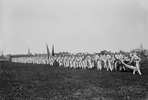 March Prints: Artillery - Annapolis, 1913. Creator: Bain News Service