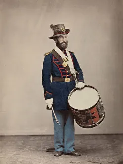 Willard Prints: Artillery, Musician, 1866. Creator: Attributed to Oliver H. Willard