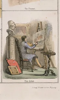Easel Prints: The Artist, c1845. Artist: Benjamin Waterhouse Hawkins