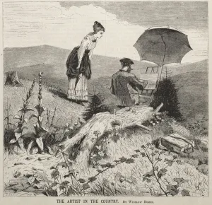 The Artist in the Country, 1869. Creator: Winslow Homer (American, 1836-1910)