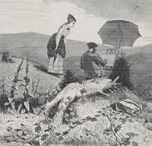 The Artist in the Country (Appletons Journal, Vol. I), June 19, 1869