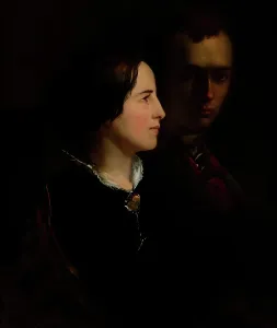 Phillip Prints: The Artist and his Wife, c1840s. Creator: John Phillip