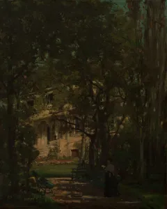 Artists House Prints: Artist's country house, c1880. Creator: Jean Alexandre Joseph Falguiere